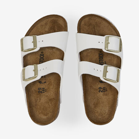 BIRKENSTOCK arizona ARIZONA PATENT WHITE TODDLERS