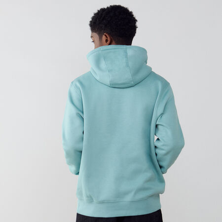 NIKE HOODIE CLUB SMALL LOGO TURQUOISE HOMME