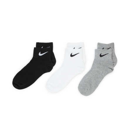 NIKE CHAUSSETTES X3 QUARTER GRIS UNISEX
