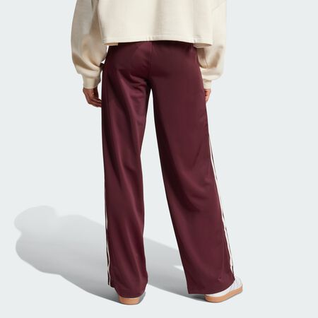 ADIDAS ORIGINALS Pantalon de survêtement ample Adicolor Classic Firebird Maroon / Cream White FEMME