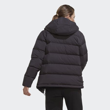 ADIDAS SPORTSWEAR Doudoune à capuche Helionic Black / Black FEMME
