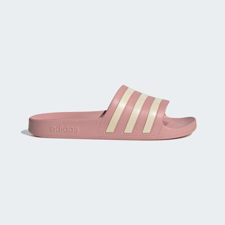 Claquette Adilette Aqua : Wonder Mauve / Wonder White / Wonder Mauve