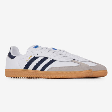 ADIDAS ORIGINALS samba SAMBA OG BLANC/MARINE HOMME