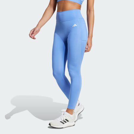 Optimé Essentials No Front Rise Seam 7/8 Leggings : Blue Fusion