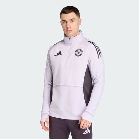 ADIDAS PERFORMANCE Manchester United Tiro 25 Competition Winterized Top Purple Tint / Aurora Black MEN