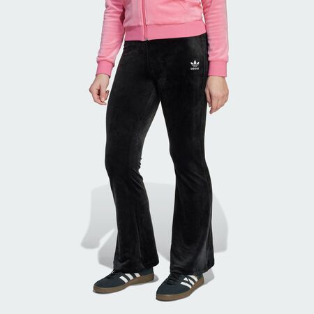 ADIDAS ORIGINALS Pantalon en velours Black / White JUNIOR