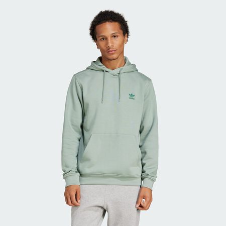 HOODIE ESSENTIAL TREFOIL : GREEN
