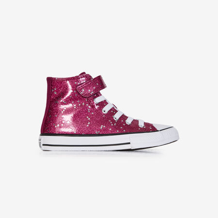 CONVERSE CHUCK TAYLOR ALL STAR HI CF GLITTER ROSE/BLANC CADET