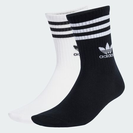 ADIDAS ORIGINALS Chaussettes 3 bandes (10 paires) White / Black MIXTE