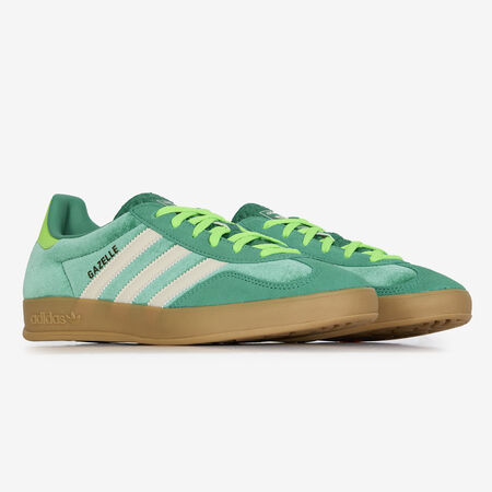 ADIDAS ORIGINALS GAZELLE INDOOR VERT/BLANC HOMME