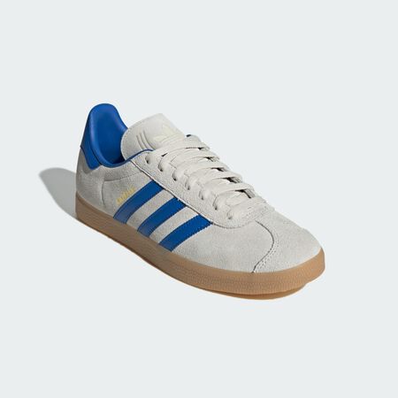 ADIDAS ORIGINALS Gazelle Shoes Alumina / Blue / Gum MEN