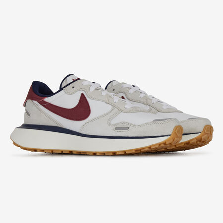 NIKE PHOENIX WAFFLE BEIGE/BORDEAUX WOMEN