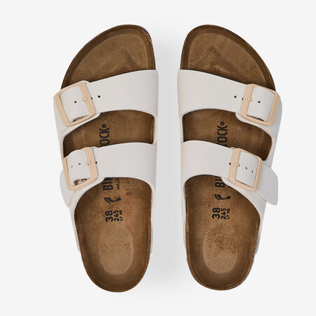 BIRKENSTOCK arizona ARIZONA BIRKO FLOR EGGSHELL WHITE WOMEN